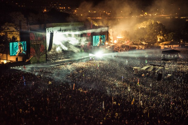 The Weeknd skyline by Charles Reagan Hackleman
