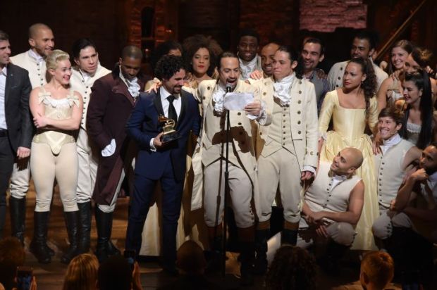 Hamilton cast (photo by Theo Wargo)